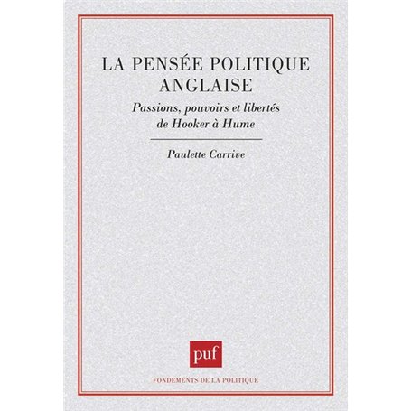 La pensée politique anglaise