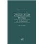Hannah Arendt. politique et evenement