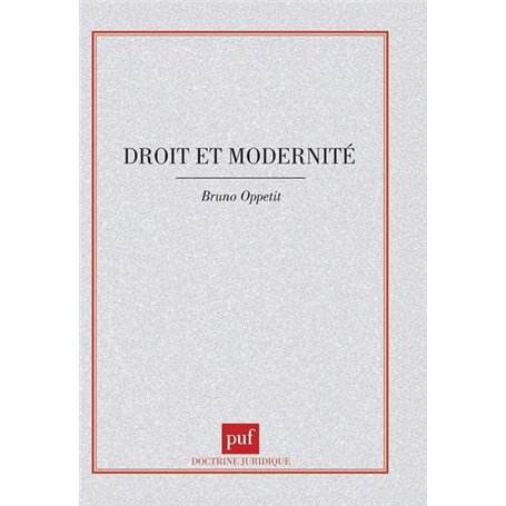 Droit et modernité