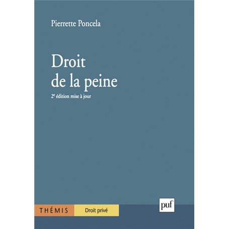 Droit de la peine