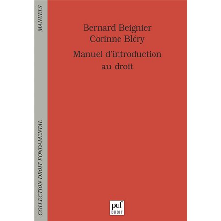 Manuel d'introduction au droit