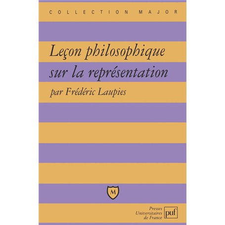 Leçon philosophique sur la représentation