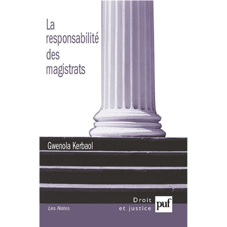 La responsabilité des magistrats