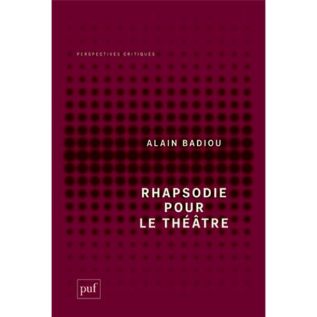 Rhapsodie pour le théâtre