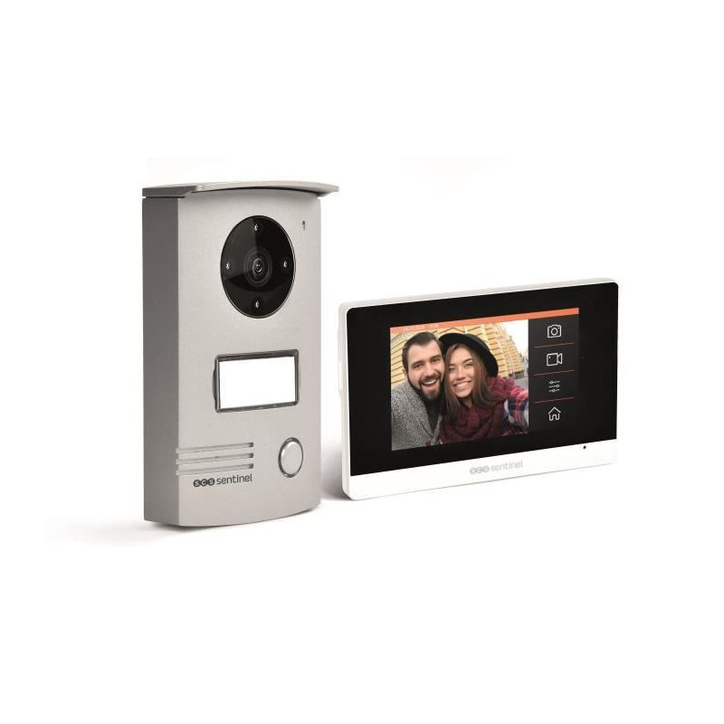 Interphone Vidéo Intelligent SCS Sentinel Visiodoor 4.3 Aluminium