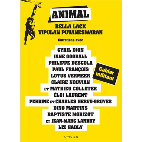 Animal : cahier militant