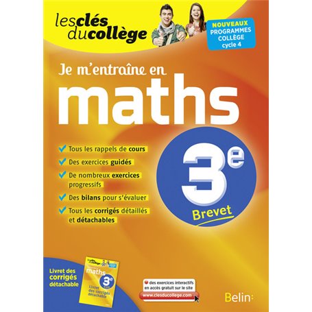Je m'entraîne en Maths - 3ème