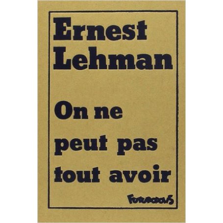 On ne peut pas tout avoir