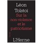 SUR LA NON VIOLENCE ET LE PATRIOTISME