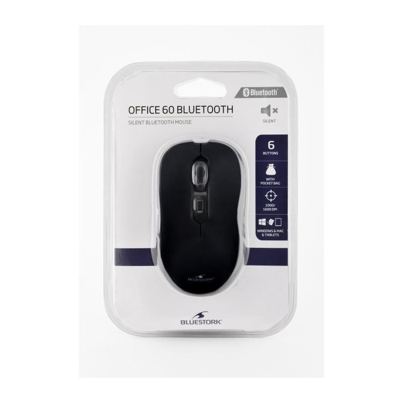 Image secondaire de la Souris Optique Bluestork M-WL-OFF10 Noir