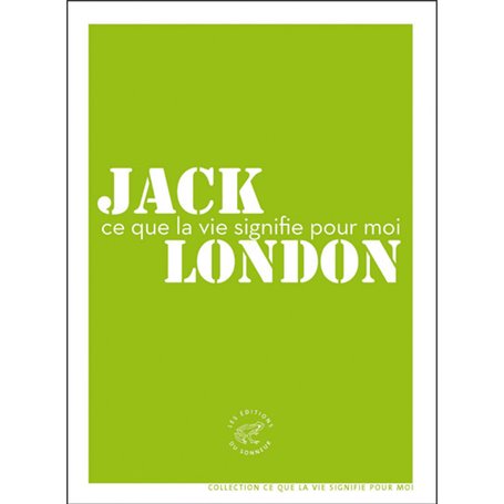 Ce que la vie signifie pour moi