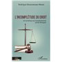 L'incomplétude du droit
