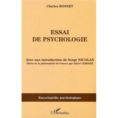 Essai de psychologie