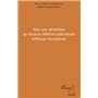 Pour une sémiotique du discours littéraire postcolonial d'Afrique francophone