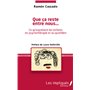 Que ça reste entre nous...