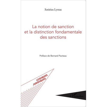 La notion de sanction et la distinction fondamentale des sanctions