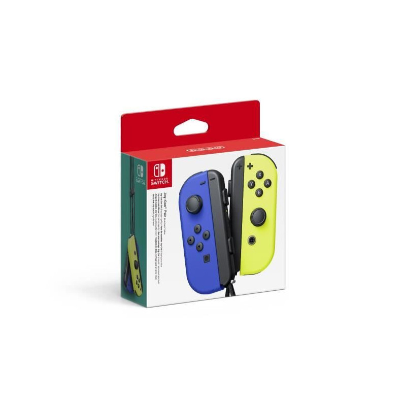 Image secondaire de Nintendo Joy-Con Noir, Bleu, Jaune Bluetooth Manette de jeu Analogique/Numérique Nintendo Switch