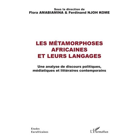 Les métamorphoses africaines et leurs langages