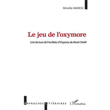 Le jeu de l'oxymore