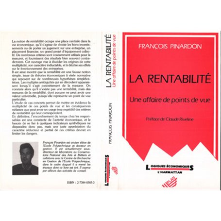 La rentabilité, une affaire de points de vue