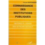 Connaissance des institutions publiques