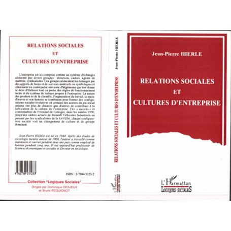 Relations sociales et cultures d'entreprise