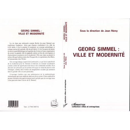 Georg Simmel : ville et modernité