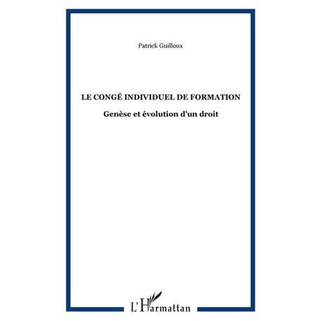 Le congé individuel de formation