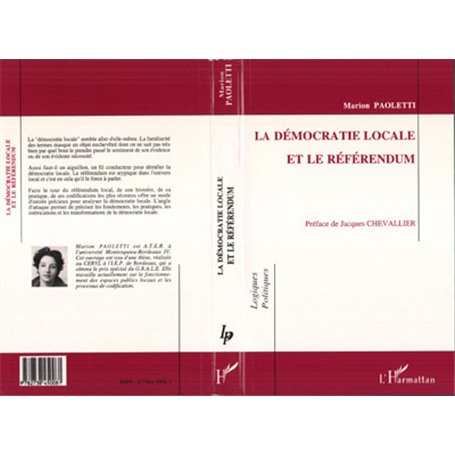La démocratie locale et le référendum
