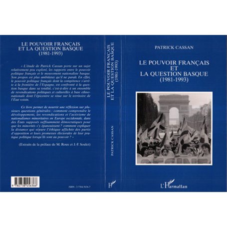 Le pouvoir français et la question basque (1981-1993)