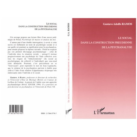 LE SOCIAL DANS LA CONSTRUCTION FREUDIENNE DE LA PSYCHANALYSE