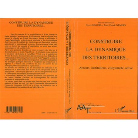 CONSTRUIRE LA DYNAMIQUE DES TERRITOIRES…