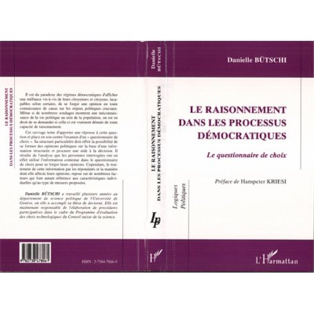 LE RAISONNEMENT DANS LES PROCESSUS DÉMOCRATIQUES