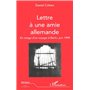 LETTRE A UNE AMIE ALLEMANDE