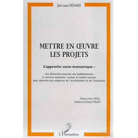 METTRE EN ŒUVRE LES PROJETS