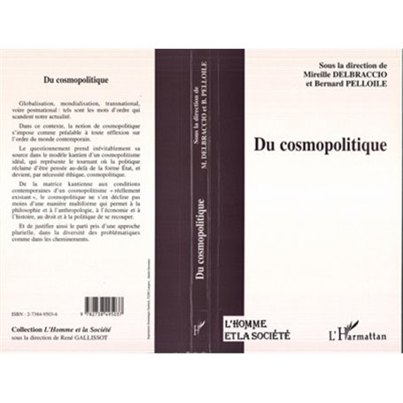 DU COSMOPOLITIQUE