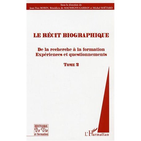 Le récit biographique
