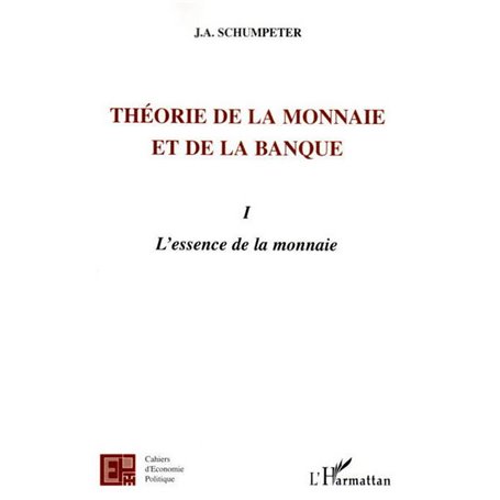 Théorie de la monnaie et de la banque I