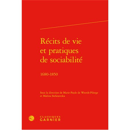 Récits de vie et pratiques de sociabilité