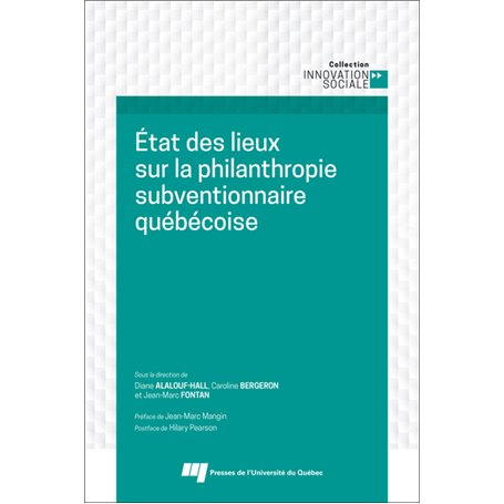 État des lieux sur la philanthropie subventionnaire québécoise