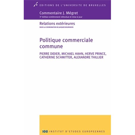 POLITIQUE COMMERCIALE COMMUNE. 3EME EDITION