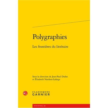 Polygraphies