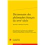 Dictionnaire des philosophes français du XVIIe siècle