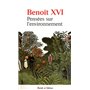 benoit xvi pensees sur l environnement