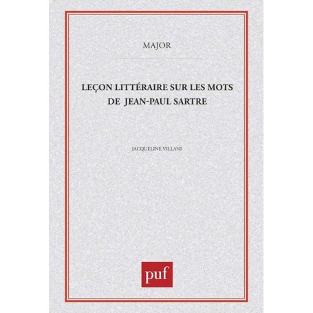 Leçon littéraire sur « Les Mots » de Sartre