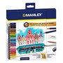 Kit de Dessin Manley 23 Pièces Multicouleur