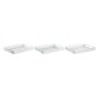 Plateau DKD Home Decor Bleu Vert Lila Bois MDF Scandi 40 x 30 x 5 cm (