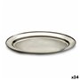 Plateau Argenté Acier inoxydable 40 x 2,5 x 26,5 cm (24 Unités)