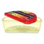 Boîte à lunch Fruits et légumes Multicouleur Plastique 23 x 8 x 13 cm