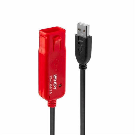 Câble USB LINDY 42782 12 m Noir